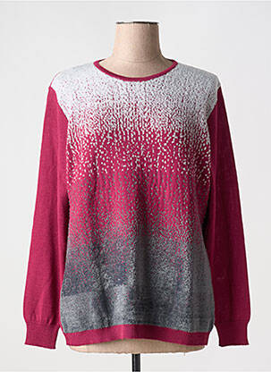 Pull stretch manches longues rouge JUPER femme