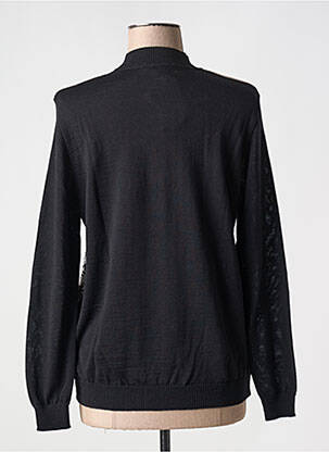 Pull stretch manches longues noir SAINT CHARLES femme