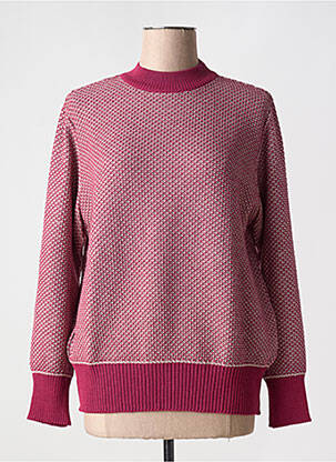 Pull stretch manches longues rouge JUPER femme