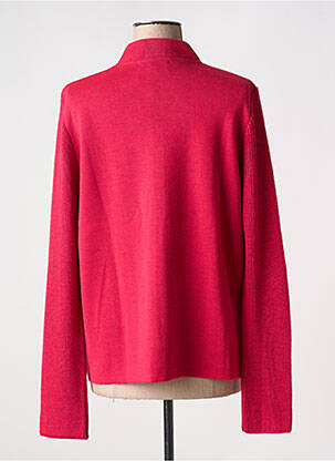Gilet manches longues stretch rose I.ODENA femme