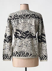 Gilet manches longues beige I.ODENA pour femme seconde vue