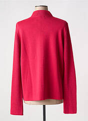 Gilet manches longues rose I.ODENA pour femme seconde vue