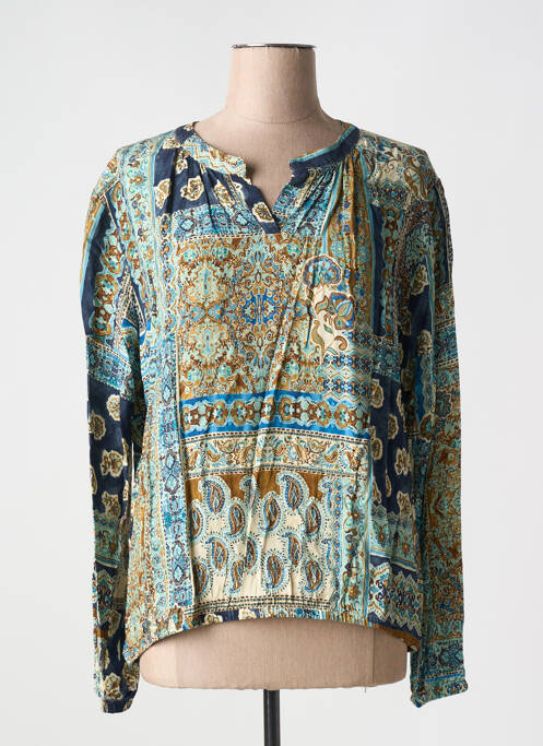 Blouse bleu JOY OF LIFE pour femme