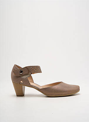 Escarpins cubain talon de 4 à 6cm marron SWEET femme