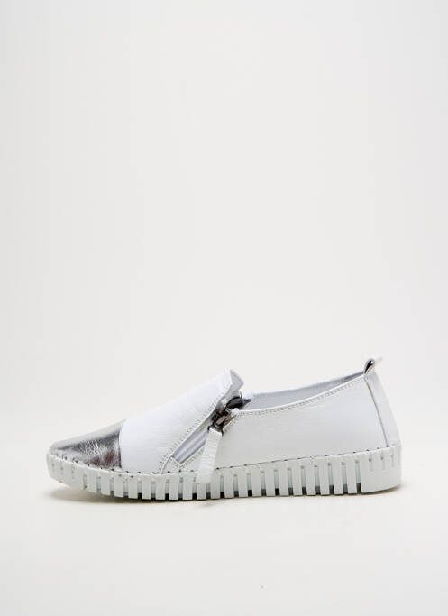 Mocassins blanc ELUE PAR NOUS femme