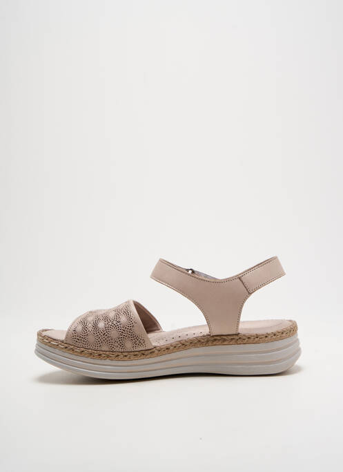 Sandales/Nu pieds beige ELUE PAR NOUS femme