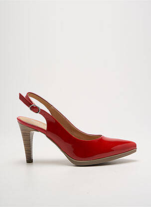 Escarpins fermeture boucle(s) talon de 7 à 9cm rouge KARSTON femme