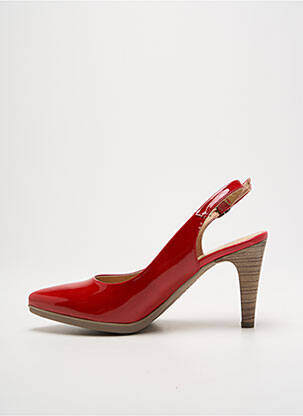Escarpins fermeture boucle(s) talon de 7 à 9cm rouge KARSTON femme