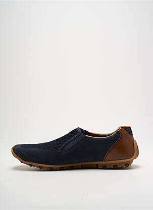 Slip ons bout rond bout rond bleu RIEKER homme