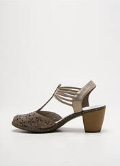 Sandales/Nu pieds marron RIEKER pour femme seconde vue