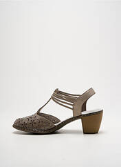 Sandales/Nu pieds marron RIEKER pour femme seconde vue