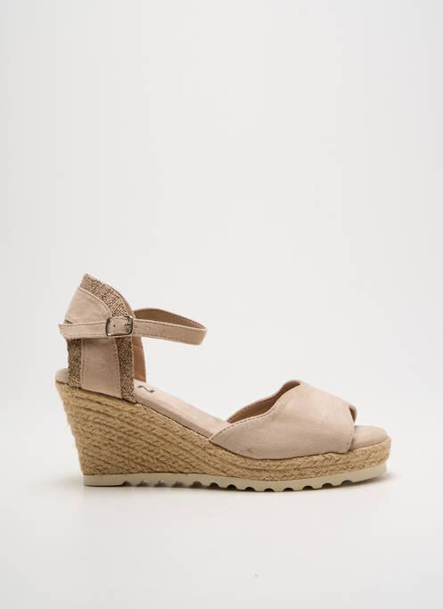 Espadrilles beige ELUE PAR NOUS pour femme
