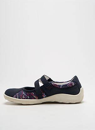 Ballerines impression talon plat jusqu'à 3cm bleu REMONTE femme