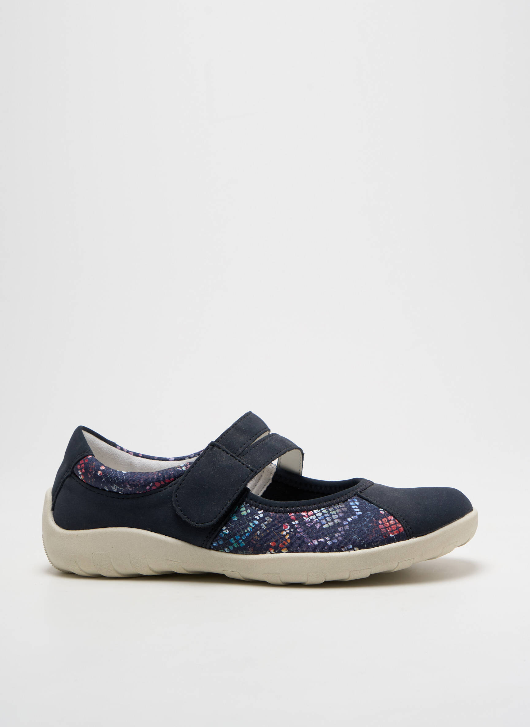 Ballerines impression talon plat jusqu'à 3cm bleu REMONTE femme