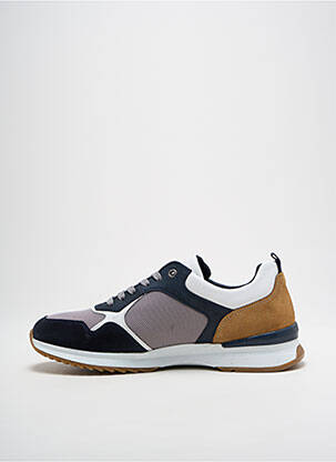 Baskets nubuck bout rond bleu ARID homme