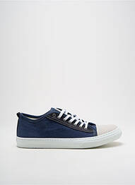 Baskets semelle amovible bout rond bleu ARID homme