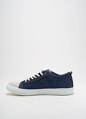 Baskets semelle amovible bout rond bleu ARID homme