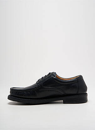 Derbies tissage satiné talon bas noir PEDI MEN homme
