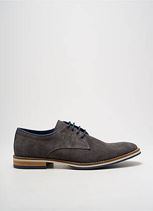 Derbies nubuck talon bas gris HIPNESS homme