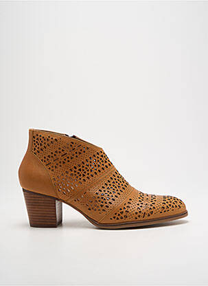 Bottines/boots talon bottier talon de 4 à 6cm marron EMILIE KARSTON femme