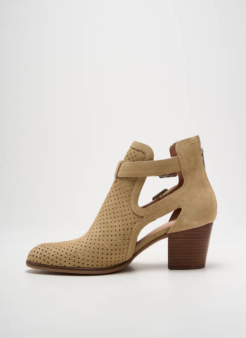 Bottines/Boots beige EMILIE KARSTON pour femme
