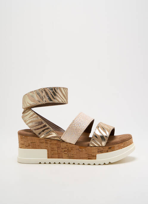 Sandales/Nu pieds or METAMORF'OSE pour femme