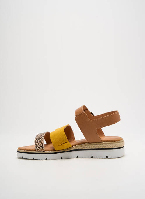 Sandales/Nu pieds jaune EMILIE KARSTON pour femme