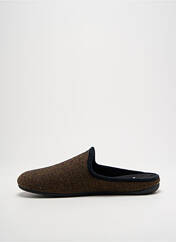 Chaussons/Pantoufles marron SOIR ET MATIN pour homme seconde vue
