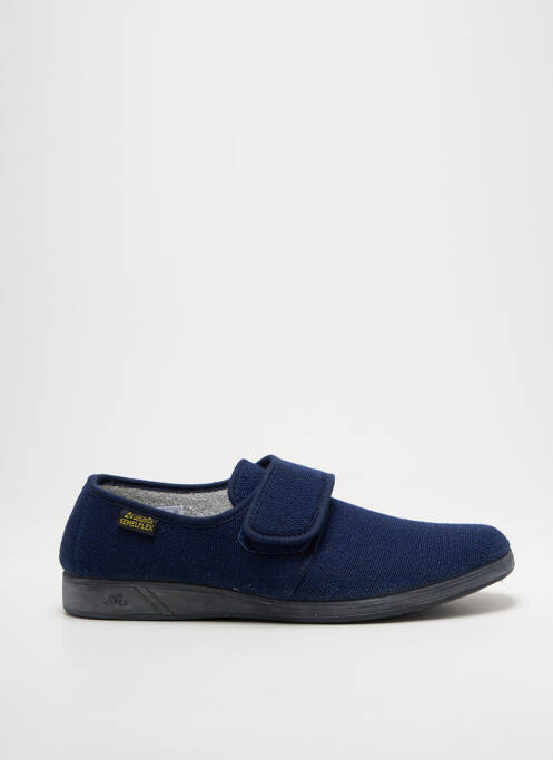 Chaussons/Pantoufles bleu SEMELFLEX pour homme