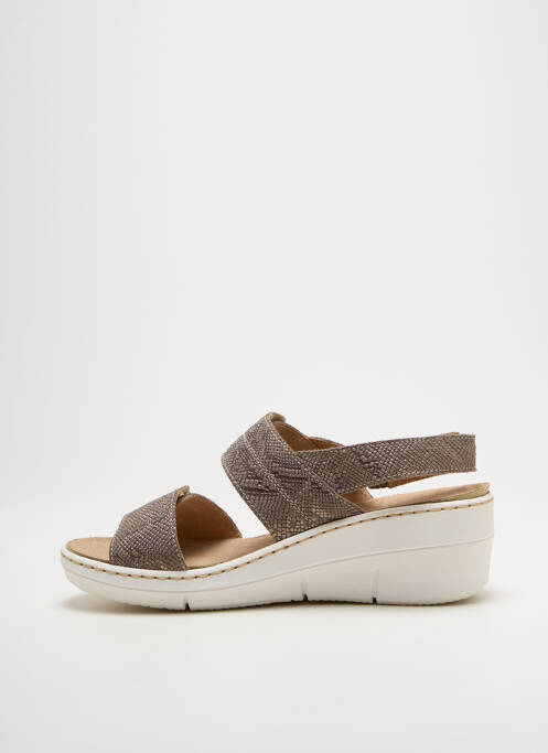 Sandales/Nu pieds marron SEMELFLEX pour femme