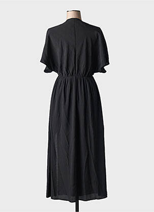 Robe longue manches courtes manches courtes noir MOLLY BRACKEN femme