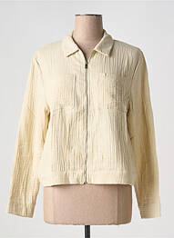 Veste casual poches beige LES P'TITES BOMBES femme