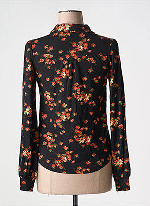 Chemisier imprimé fleurs manches longues noir KING LOUIE femme