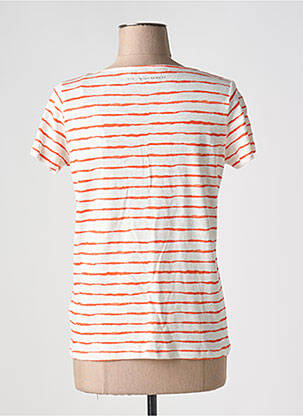 T-shirt stretch manches courtes orange LES P'TITES BOMBES femme