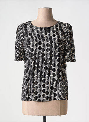 Blouse manches courtes manches courtes noir KING LOUIE femme