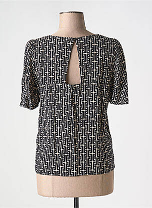 Blouse imprimé fantaisie manches courtes noir KING LOUIE femme