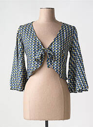 Boléro fermeture liens à nouer bleu BLA-BLA femme