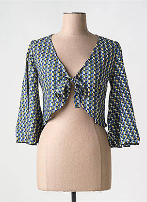 Boléro fermeture liens à nouer bleu BLA-BLA femme