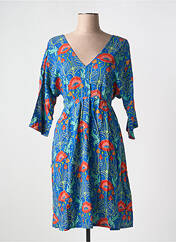 Robe mi-longue bleu KALI YOG pour femme seconde vue