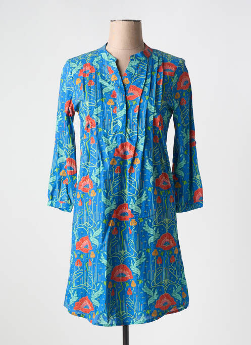 Robe courte bleu KALI YOG pour femme