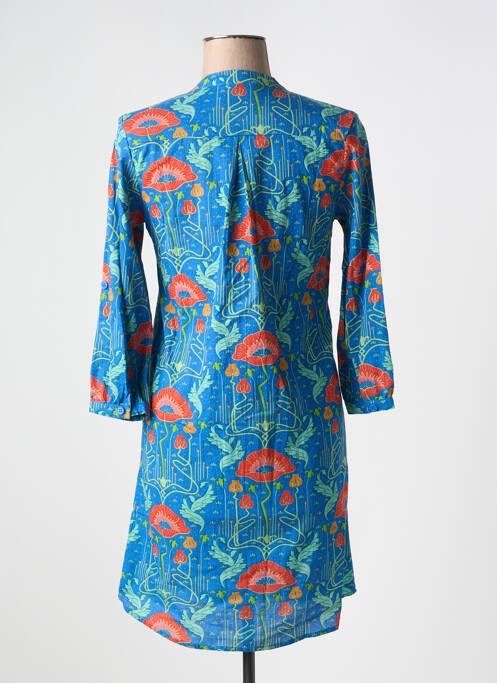 Robe courte bleu KALI YOG pour femme