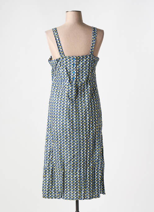 Robe mi-longue bleu BLA-BLA pour femme