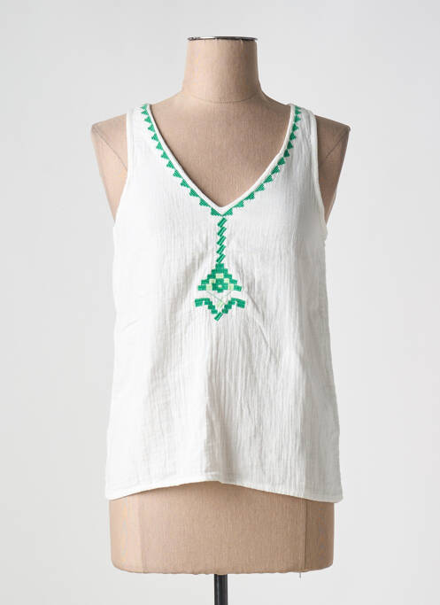 Top blanc MOLLY BRACKEN pour femme