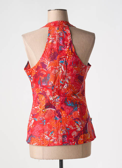 Top rouge KALI YOG pour femme