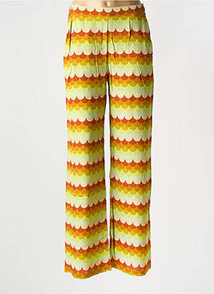Pantalon droit coupe droite vert KING LOUIE femme