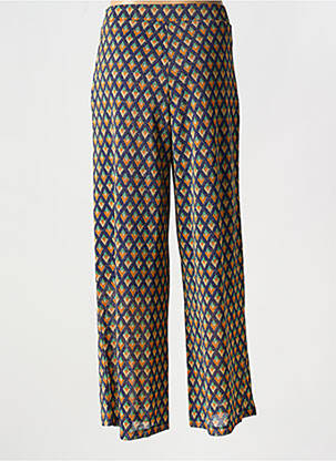 Pantalon droit taille élastique bleu KING LOUIE femme