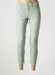 Pantalon 7/8 taille élastique vert ANGELS femme