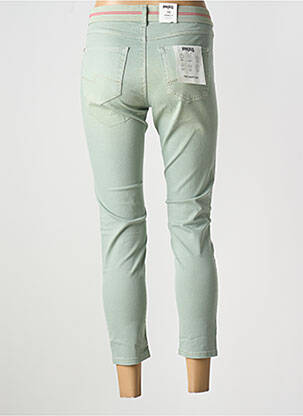 Pantalon 7/8 taille élastique vert ANGELS femme