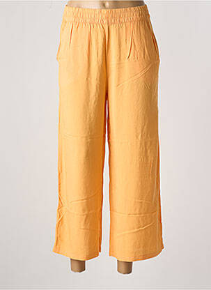 Pantalon 7/8 taille élastique orange B.YOUNG femme