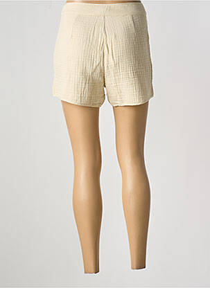 Short coupe droite beige LPB femme